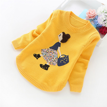 2020 New Spring Autumn And Winter New Girls' Sweaters Children Clothes 4-14 Years Girls Sweater
