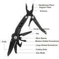 11 IN 1 Multifunctional Swiss Folding Knife Plier Stainless Steel Army Knives Pocket Hunting Outdoor Camping Survival Knife Tool