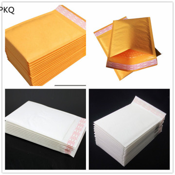 Small Size Kraft Paper Air Bubble Envelope Bag Yellow /White Color Bubble Mailers Padded Envelopes 11x13cm/14x16cm/15x18cm