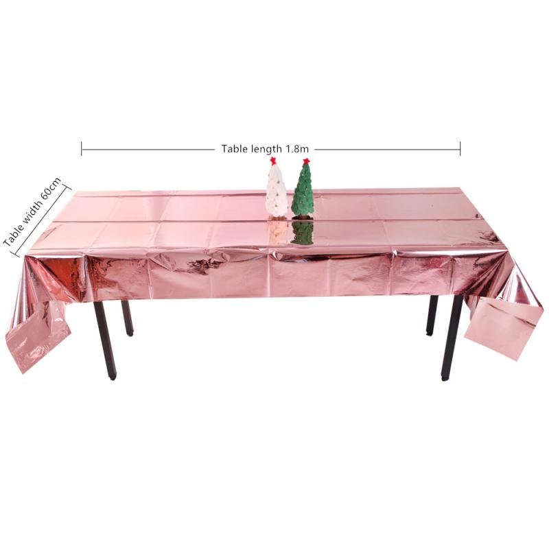 Disposable Party Glitter Table Cloth Birthday Rectangular Tablecloth Wedding Birthday Table Cloth Halloween Foil tablecloth
