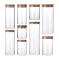 Glass Jars Sealed Cans with Cover Kitchen Food Storage Bottles Spice Jars Mason Spice Cans Storage Tea Box Kitchen Storage Can