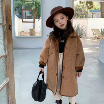 2020 Autumn New Arrival Girls Fashion Cashmere Jackets Girl Jacket Kids Coats for Girls