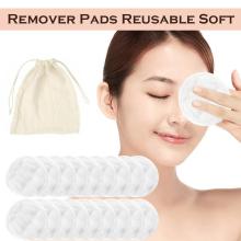 Makeup Remover Pads Reusable Cotton Pads Make Up Nursing Care Bamboo Face Skin Pads Cleaning Fiber Remover Pads K4C7