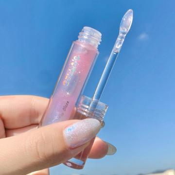 Tri-color Juice Glass Mirror Sparkling Diamond Lipstick Transparent Lip Gloss Moisturizing Plumping Lip Balm Lip Make Up TSLM2