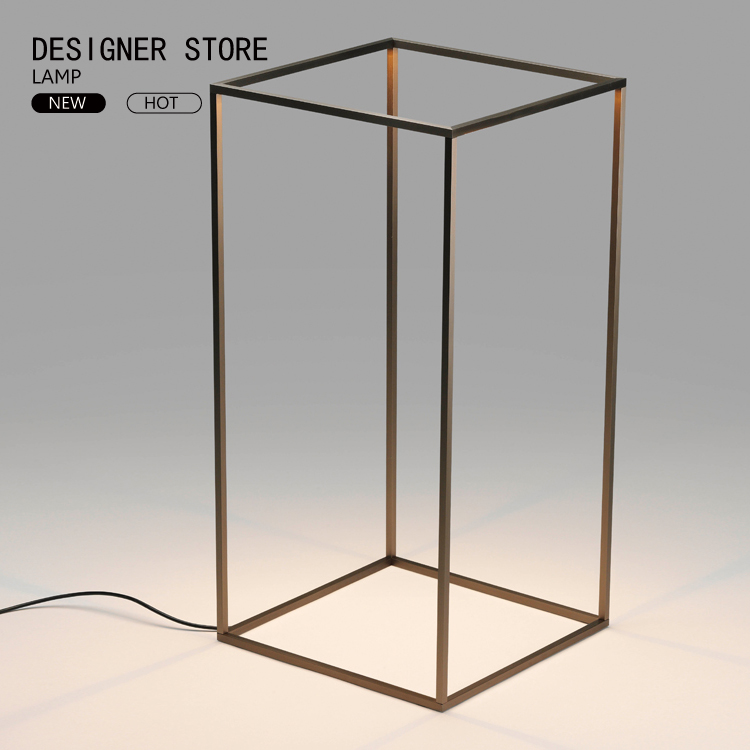 Luxury minimalist outdoor square lighting decorative floor lamp outdoor new Chinese decorative desk lamp led