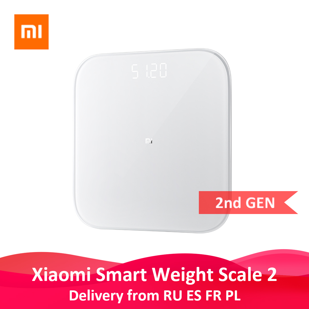 Original Xiaomi Mi Smart Weight Scale 2 Health Weighting Scale Bluetooth 5 Digital Scale Support Android 4.3 iOS 9 Mifit APP