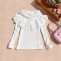 Baby Toddler Teenager Shirts Clothes Children's Clothing Spring Fall Kids Long-sleeve School White Lace Girls Blouses Shirt Tops