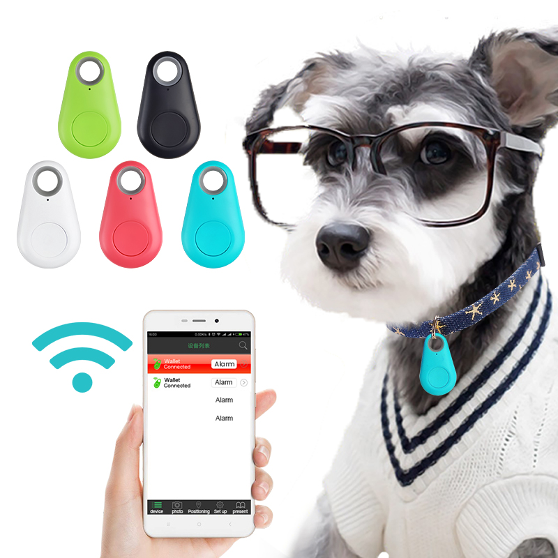 Pets Smart Mini GPS Wireless Tracker Anti-Lost Waterproof Bluetooth Tracer For Pet Dog Cat Bag Kids Trackers Finder Equipment