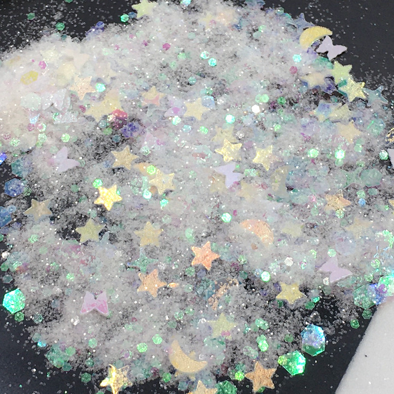 10Ml/box Epoxy Resin Mold Fillings Sparkling Materials Glitter Powder Heart Star Mix Sequins For Jewelry Making Resin Craft DIY