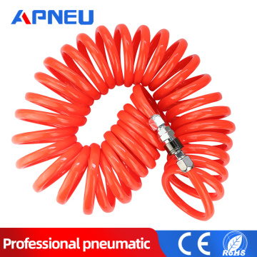 8mm 10mm 12mm PU Air Pipe Air Pump High Pressure Telescopic Tube Air Compressor Spiral Duct Pneumatic tubo compressore aria