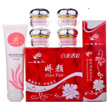 jiao yan white and quban cream 5pcs Face care Set