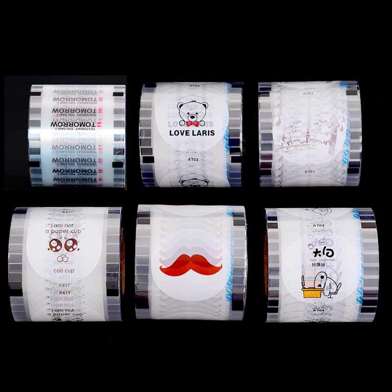 Dual-purpos Pierce-it-Lite to Seal 2000pcs Disposable Paper Plastic Calibre 95 90mm Cups Membrane Cover Lids Moustache Paw