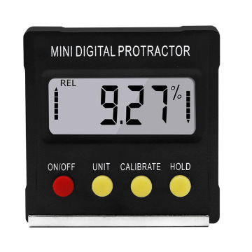 Mini Digital Protractor Inclinometer Electronic Level Box Magnetic Base Measuring Tools 90 degrees Gauge Ruler