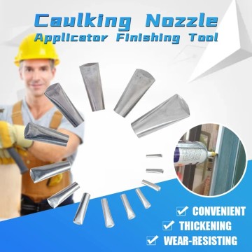 14 PCS Caulking Finisher Silicone Sealant Nozzle Glue Remover Scraper Caulking Nozzle Waterproof Glass Wall Repair#30