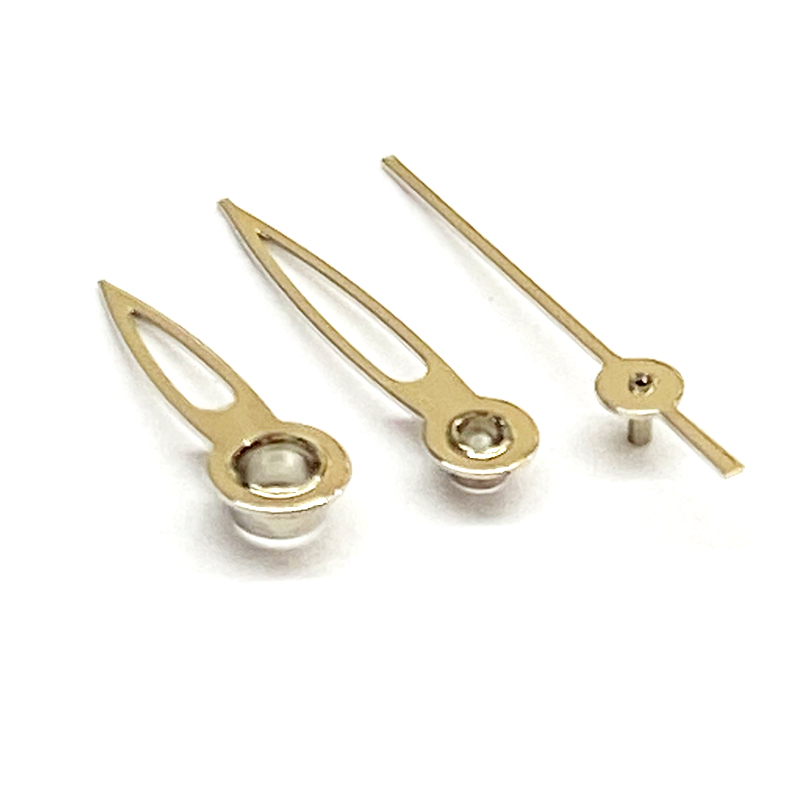 Custom heightened hand tube watch hands