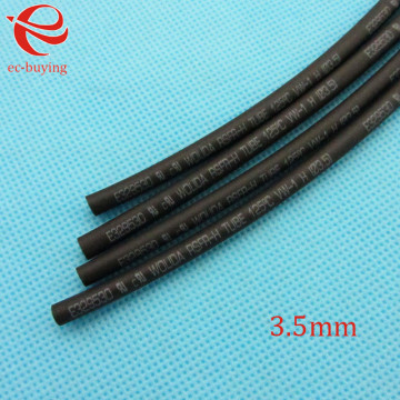 Heat Shrink Tube Black Tube Heat-Shrink Tubing Diameter 3.5mm Thermo Jacket Wire Wrap Insulation Materials Elements 1meter /lot