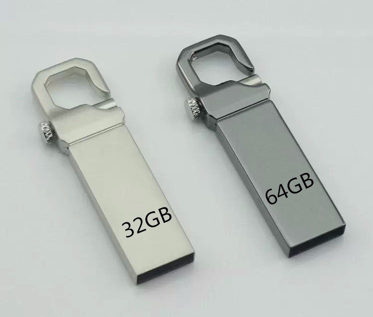 2020 Sale Cle Usb Metal Usb Flash Drive 8GB 16GB 32GB 64GB 128GB U Disk Pendrive Stainless Steel 2.0 Key Memoria for Gift