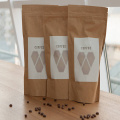 Custom Printed Kraft Paper Coffee Bag with Ziplock