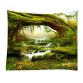 Tapestry Psychedelic Vintage World Map Wall Idyllic Scenery Tapestries Hanging Hippie Tapestry Bedspread Yoga Mat New