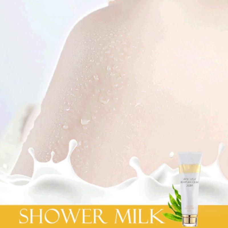 A body wash of white volcanic mud shower gel perfume lasting fragrance exfoliating body milk for men and women