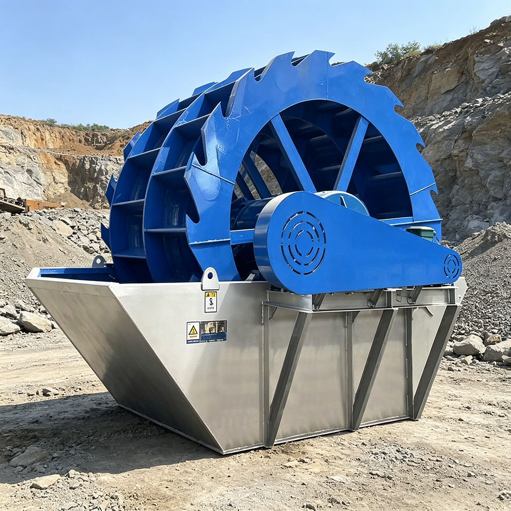 bucket wheel sand washer
