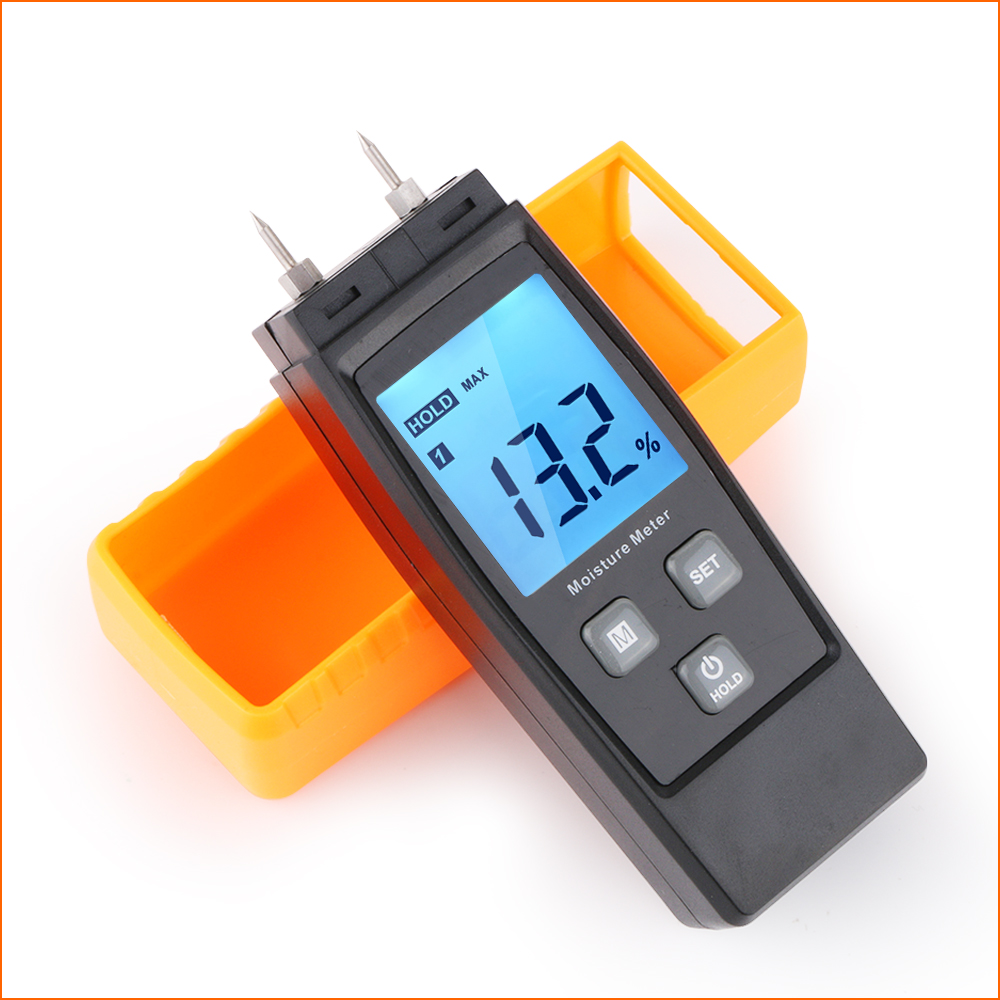 RZ Moisture Meter Digital Wood Moisture Meter 0-80% Wood Working Tester Measuring tool RZ660