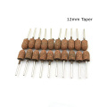 10 pieces 3mm Shaft Mounted Rubber with Abrasive Grinding Head for Mold Fine polishing Dremel Rotary Tools