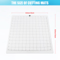 Cutting Mat for Cricut Explore One/Air/Air 2/Maker [Standardgrip,12x12 inch,1pc] Adhesive&Stickyn-slip Flexible Gridded Cut Mats