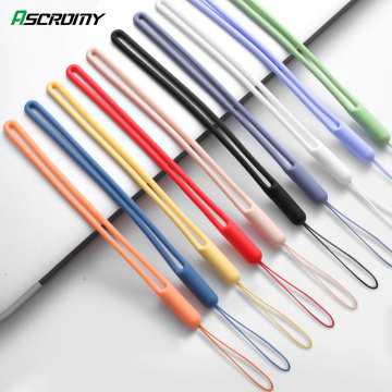 Silicone Wrist Strap Hand Lanyard For iPhone Xiaomi Phone Chain Charm Camera USB Flash Drives Key Cord keycord keychain Landyard