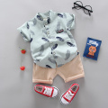 Boy Clothing Casual Baby Girl's Summer Clothes Set Sports Shirt+ Shorts Suits Clothes Cotton Products Kids Clothes