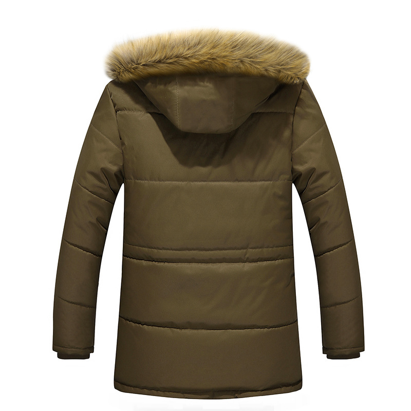 Men's Parkas Winter 2020 New Fashion Jackets Coats Hats Overcoat Casual Hombre Thick Windproof Fur Collar Plus Size 6XL 7XL 8XL