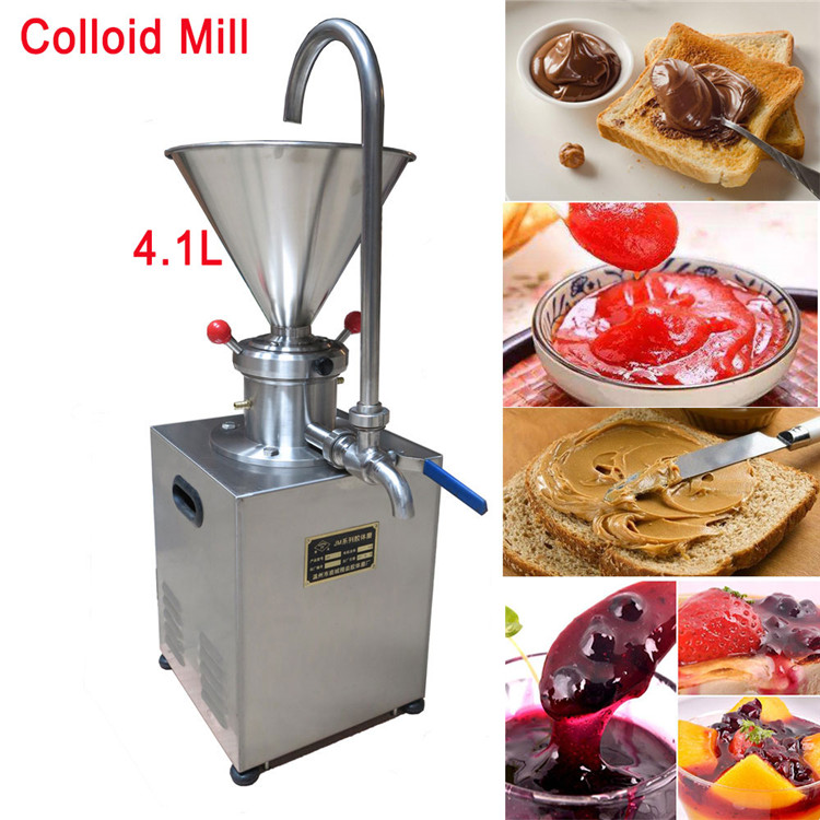 Stainless Steel Peanut Butter Machine Multifunctional Colloid Mill Sesame Paste Cashew Nuts Almond Nut Grinder Food Processor