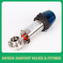 Sanitary Intelligent Pneumatic Butterfly Valve Clamp 3A/SMS