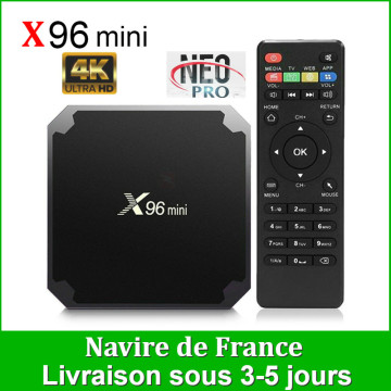 Authentic NEOTV Pro X96 mini Smart TV Android 9.0 Box French warehouse s905 Quad Core 8G 16G Full HD Neo tv pro 2 Set Top Box