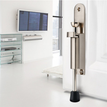 Zinc Alloy Foot-operated Lever Door Stops Adjustable Kickdown Bronze Door Holder Door Stop Hardware Door Buffer Fittings