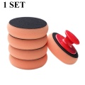 4 Inch/100MM Car Wash Wax Polish Pad Polishing Pad Sponge Car Cleaning Cloth Microfiber Applicator Pads