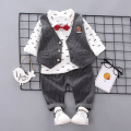 2020 Autumn Winter Toddler Baby Baby Clothes Sets Vest+Long Sleeved Shirts+Pants three-piece Suit Kids Outfits Children Clothing