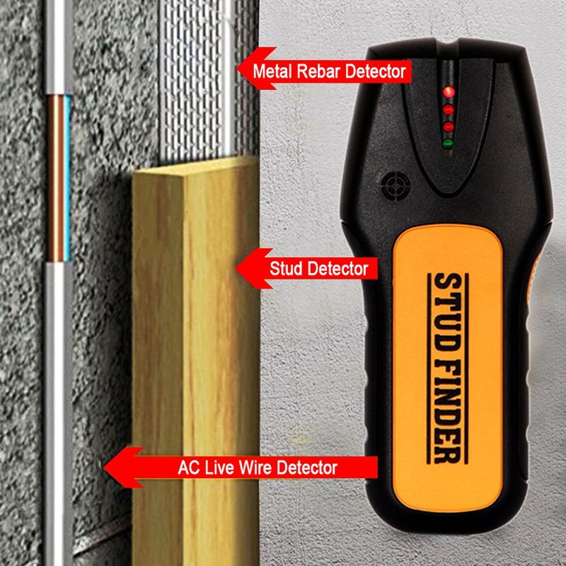 TS78B 3in1 AC Wire Metal Scanner Digital LCD Wood Stud Finder