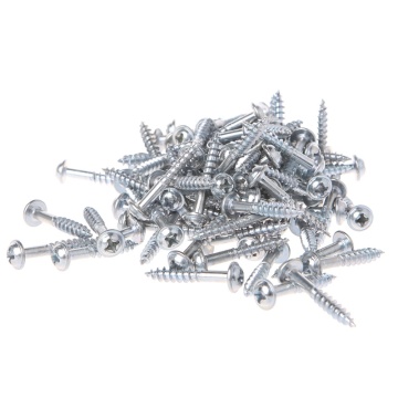 100Pcs M4-25 High Strength Oblique Hole Self-tapping Screws For Pocket Hole Jig #0604