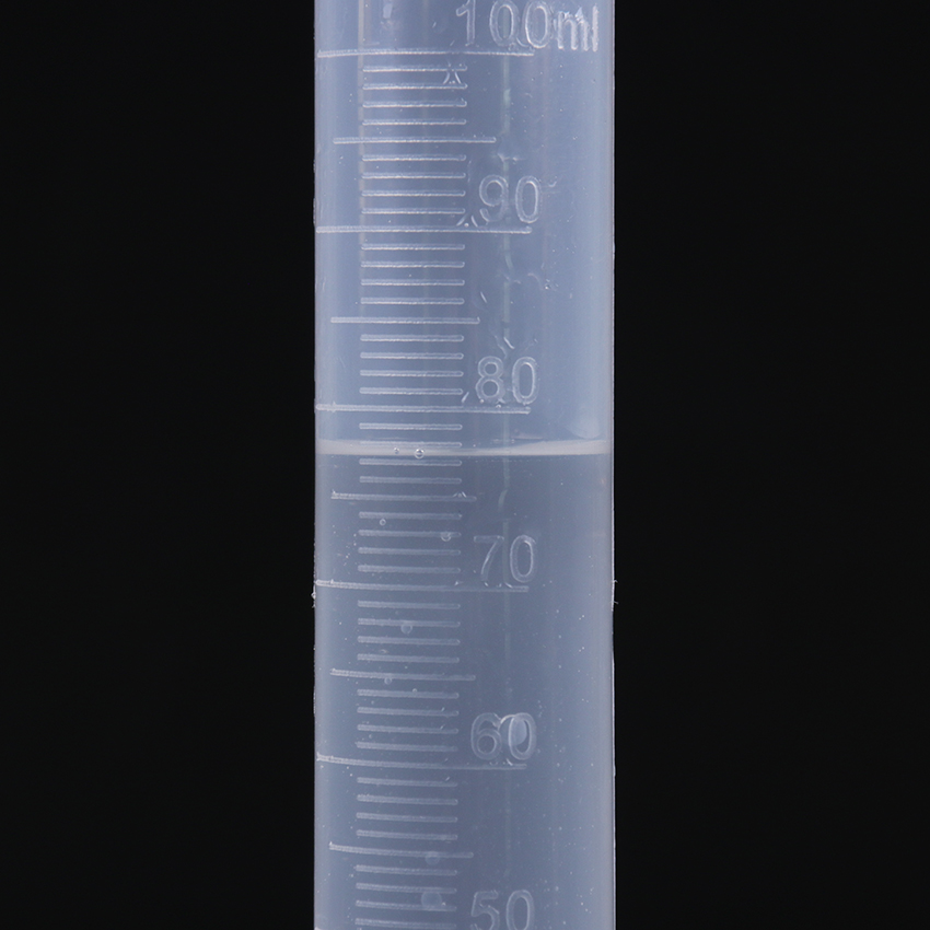 100ml Transparent Plastic Graduated Tube Liquid Measurement Graduated Cylinder Laboratory-Specific Laboratory Supplies