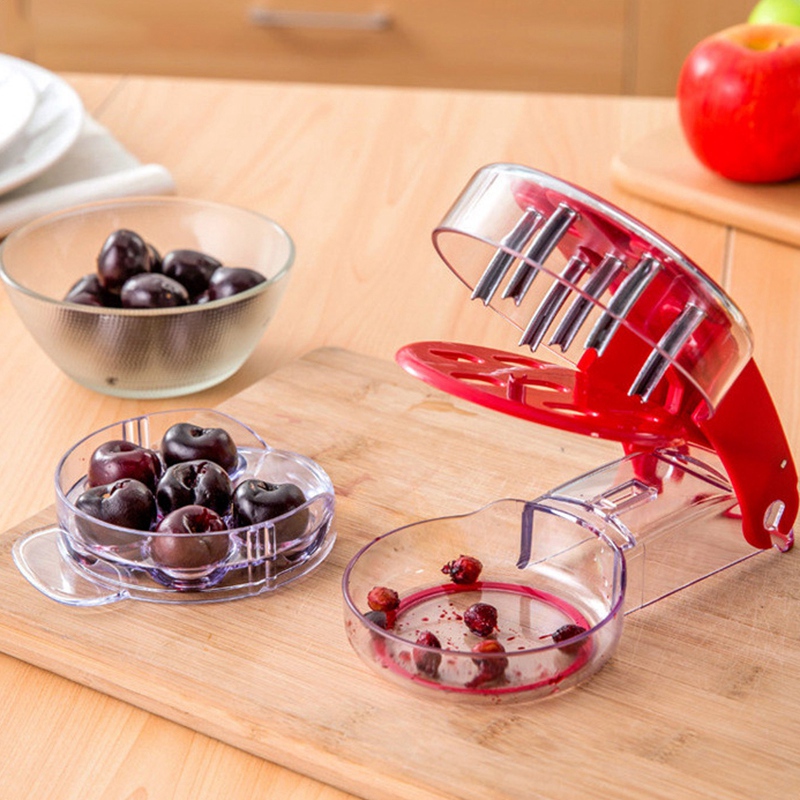 Cherry Pitter Cherry Stone Remover Seed Separator Remove Cherry Bones Fruit Corer Olive Pits Fruit Tools Gadgets