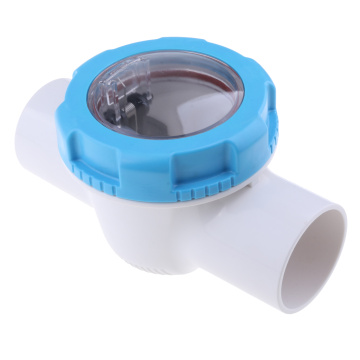 Non Return Clear Chamber Check Flapper Valve 63mm For Swimming Pool Accessories