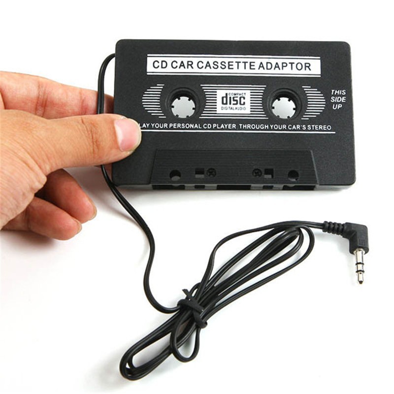 1PCs Universal Car Cassette Car Audio Cassette Tape Adapter Mp3 Player Converter for iPod MP3 CD DVD Cassette Recorders Players
