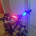BikeTaillight 5 LED USB Rechargeable Bike Safety Warning Rear Light USB Rear Tail Bright Cycling Light MTB Bike Flash Light
