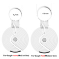 Outlet Wall Mount Holder for Google Home Mini (1st Gen) Google Nest Mini (2st Gen) Cord Management for Google Mini Smart Speaker