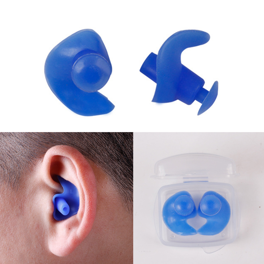 Waterproof Swimming Earplugs Professional Silicone Swim Earplugs Adult Swimmers Children Diving Soft Anti-Noise Ear Plug