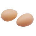 100 pcs Small Fake Eggs 5*3.4cm Farm Animal Supplies Cages Accessories Guide Chicken nest Egg Kids Toys Painting Material