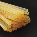 100pcs/set Transparent Yellow Strong Viscose Hot Melt Glue Sticks Home DIY Tools Kit for Glue Gun Repair Accessories 7mm x 200mm