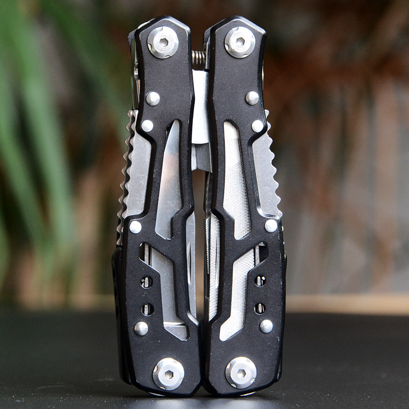 Multifunction Stainless Steel Multi-tool Pocket Knife Pliers Folding Pliers Mini Portable Folding Pliers T4025