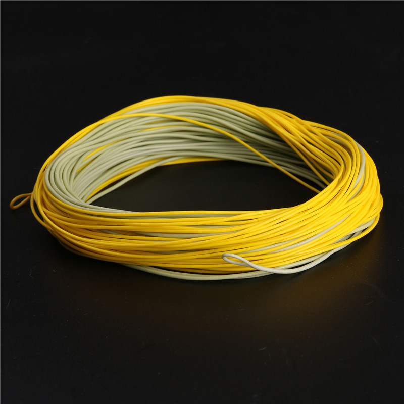 Real Gold Weight Forward Floating Fly Fishing Line With Exposed Loop 90FT 7WT Fly Line